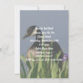 Canada Goose Iris Art Natuur Party Kaart (Voorkant)