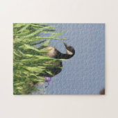 Canada Goose Iriss Natuur Kunst Schilderen Legpuzzel (Horizontaal)