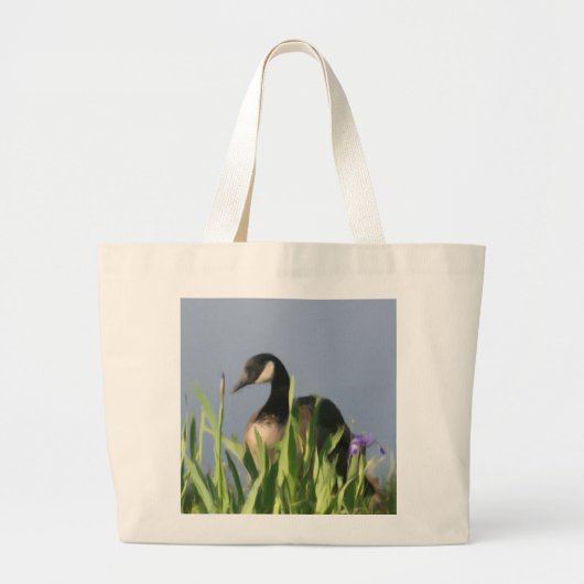 Canada Goose Ises Animal Art Canvas tas (Voorkant)