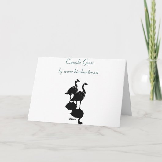 Canada Goose Kaarten Canada Gese Wenskaarten (Achterkant)