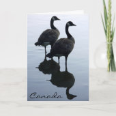 Canada Goose Kaarten Canada Gese Wenskaarten (Voorkant)