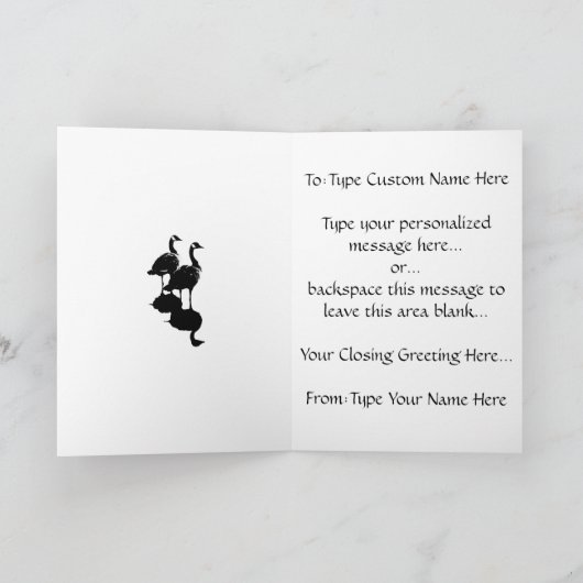 Canada Goose Kaarten Canada Gese Wenskaarten (Binnen)