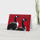 Canada Goose Kaarten Canada Gese Wenskaarten (Voorkant)