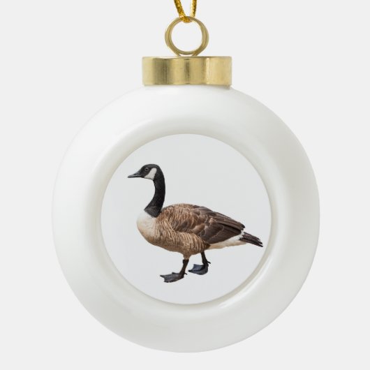 Canada Goose Keramische Bal Ornament (Voorkant)