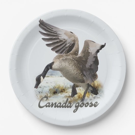 Canada Goose, Kunst Papieren Bordje (Voorkant)