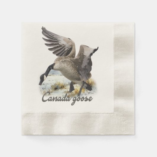 Canada Goose, Kunst Servet (Voorkant)
