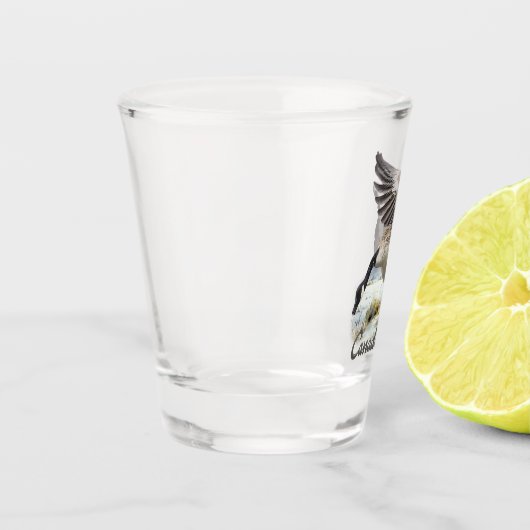 Canada Goose, Kunst Shot Glas (Links)