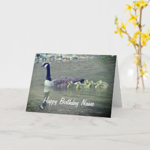 Canada Goose Ma Babies Persoonlijke verjaardag Kaart