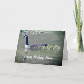Canada Goose Ma Babies Persoonlijke verjaardag Kaart (Voorkant)