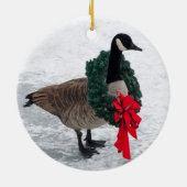 Canada Goose met Wreath ornament (Achterkant)