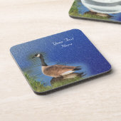 Canada Goose Natuur Art Onderzetter Set (Linkerzijde)