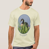 Canada Goose Natuur Painting Personalized T-shirt (Voorkant)