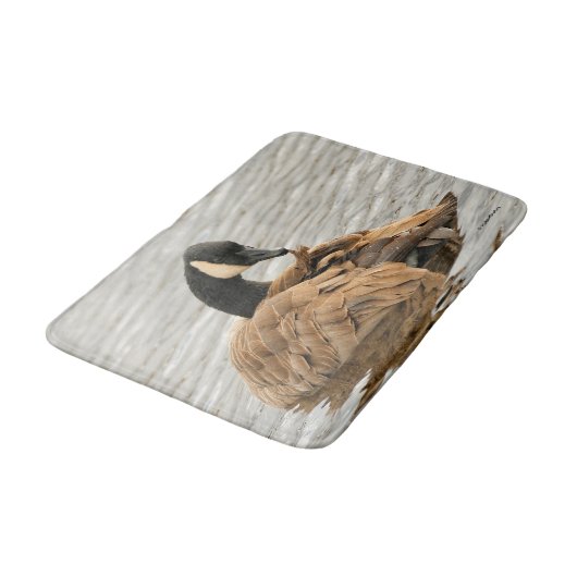 Canada Goose op het meer Badmat (Gekanteld)