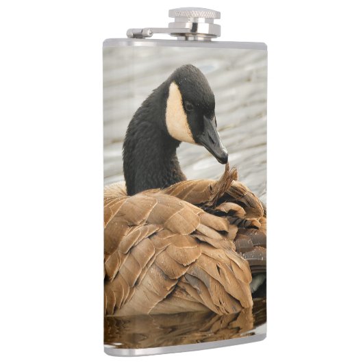 Canada Goose op het meer Heupfles (Rechts)