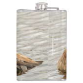 Canada Goose op het meer Heupfles (Achterkant)