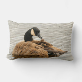 Canada Goose op het meer Kussen