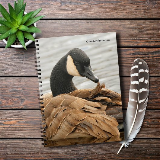 Canada Goose op het meer Notitieboek