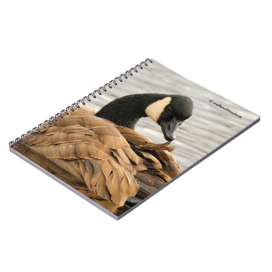 Canada Goose op het meer Notitieboek (Linkerzijde)