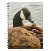 Canada Goose op het meer Notitieboek (Voorkant)
