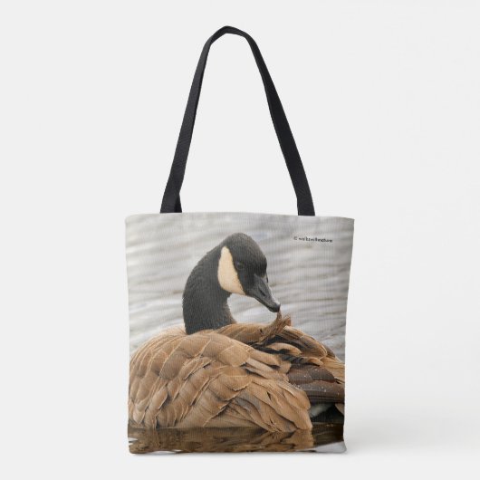 Canada Goose op het meer Tote Bag (Achterkant)
