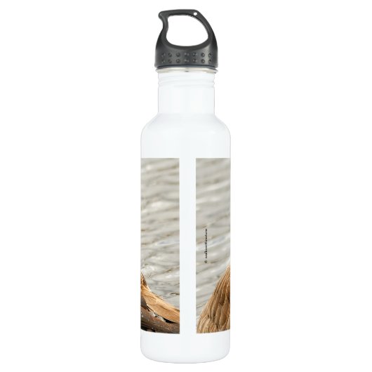 Canada Goose op het meer Waterfles (Achterkant)