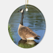 Canada Goose Painting Animal Ornament (Links)