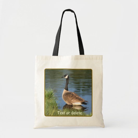 Canada Goose Painting gepersonaliseerd Tote Bag (Voorkant)