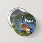 Canada Goose Peace Inspirerend Button (Voorkant /achterkant)
