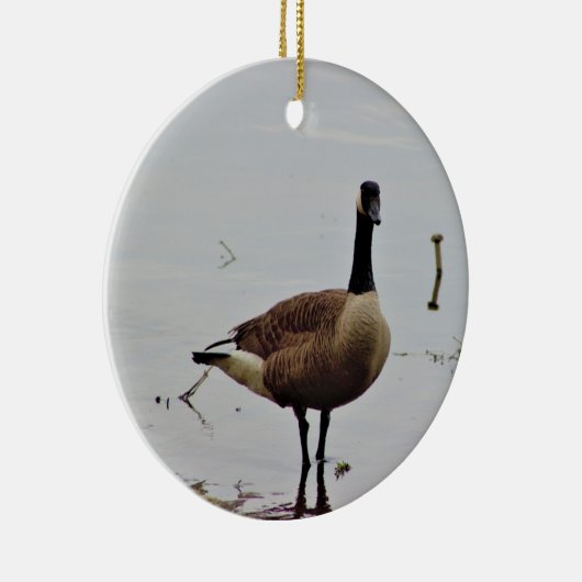 Canada Goose Photo Keramisch Ornament (Rechts)