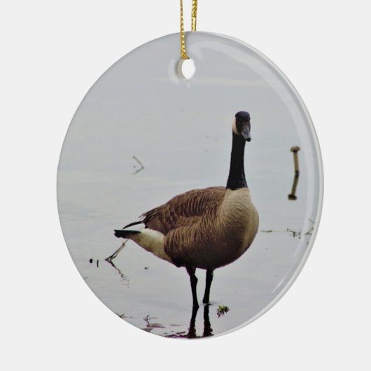 Canada Goose Photo Keramisch Ornament (Links)