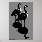 Canada Goose Poster Custom Canada Souvenir Poster (Voorkant)