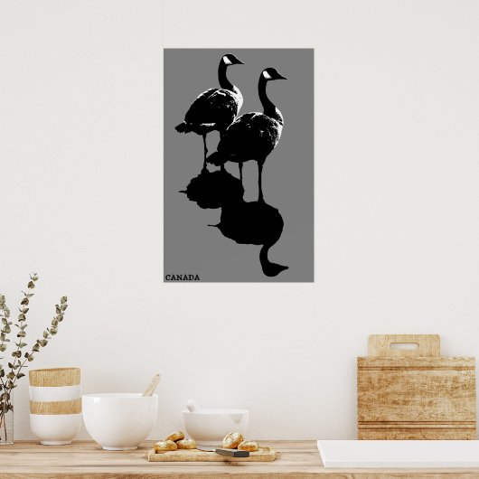 Canada Goose Poster Custom Canada Souvenir Poster (Keuken)