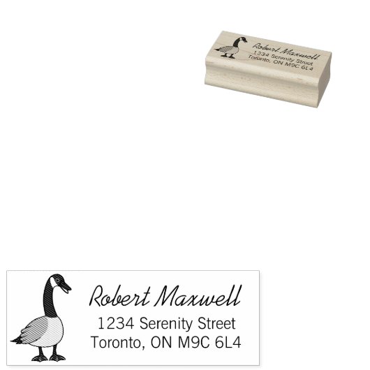 Canada Goose Retouradres Rubberstempel (Gestempeld)