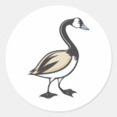 Canada Goose Ronde Sticker (Voorkant)
