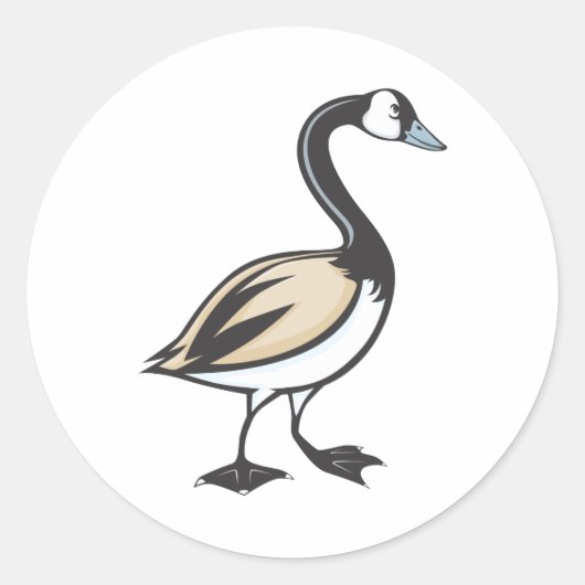 Canada Goose Ronde Sticker (Voorkant)