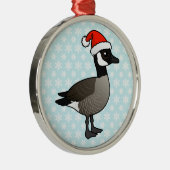 Canada Goose Santa Metalen Ornament (Rechts)