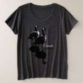 Canada Goose Shirten Plus Size Goose T-shirts (Design voorkant)