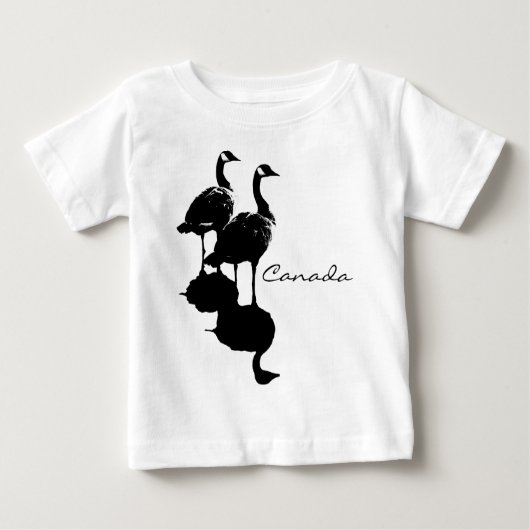 Canada Goose Souvenir Baby T-shirts & Goose Gifts (Voorkant)