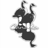 Canada Goose Sticker Personalized Canada Decals (Voorkant)