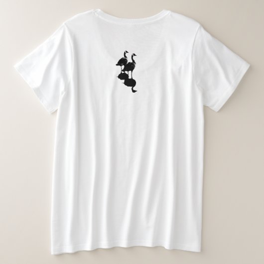 Canada Goose T-shirt Plus Size Canada Top (Design achterkant)