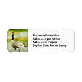 Canada Goose - Waterverf geschilderd effect Etiket (Voorkant)