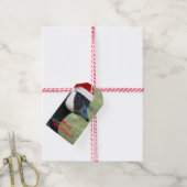 Canada Goose Wearing Santa Hat Holiday Cadeaulabel (Met Touw)