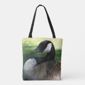 Canada Goose Wildlife Foto Tote Bag (Achterkant)