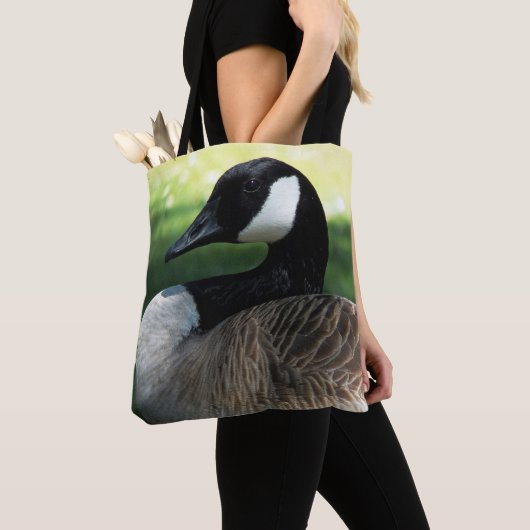 Canada Goose Wildlife Foto Tote Bag (Dichtbij)