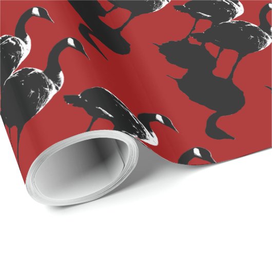 Canada Goose Wrapping Canadian Goose Gift Paper Cadeaupapier (Rol Hoek)