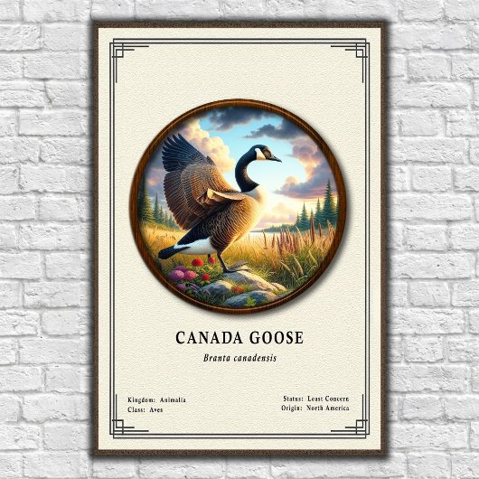 Canada Goose Zoölogie Serie Poster