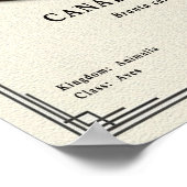 Canada Goose Zoölogie Serie Poster (Hoek)