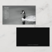 Canada Goose zwart-wit - Visitekaartjes (Voorkant / Achterkant)