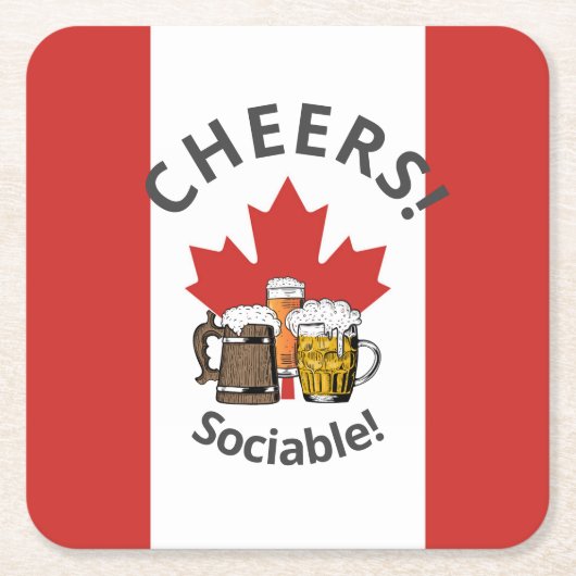 CANADA Great Canadian Beer Kartonnen Onderzetters (Voorkant)