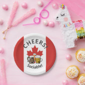 CANADA Great Canadian Beer Papieren Bordje (Feest)